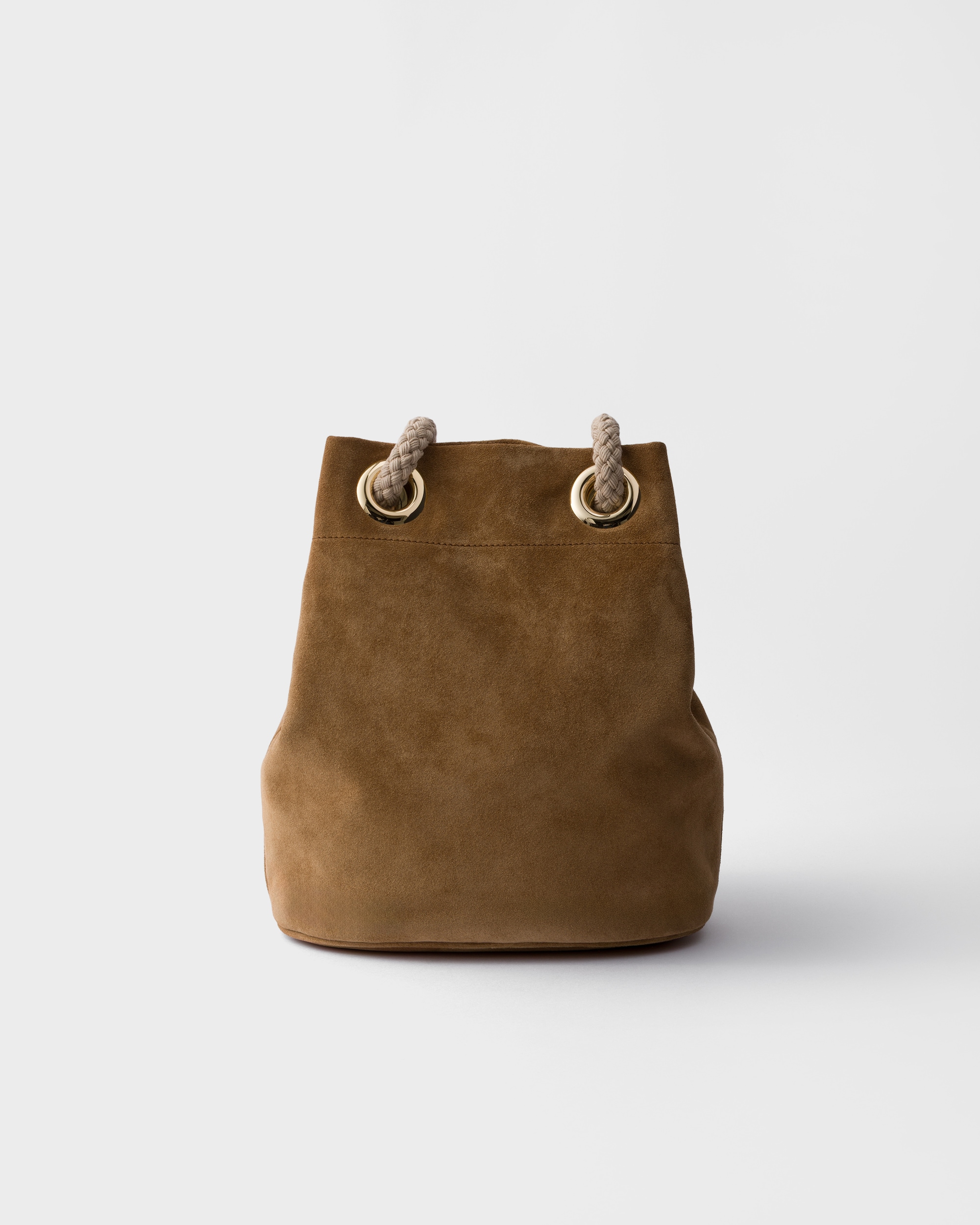 Small Prada Mariner suede bucket bag - Image 3